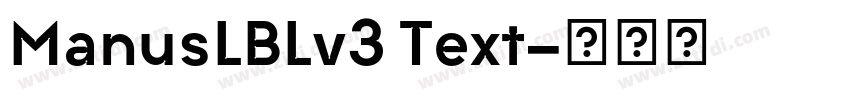 ManusLBLv3 Text字体转换